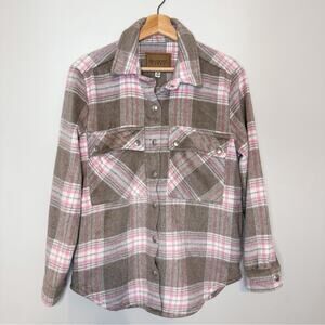 Blank NYC Plaid Shirt Jacket